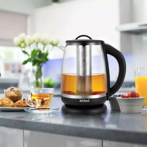 Электрочайник Kitfort КТ-6145 (черный) 7