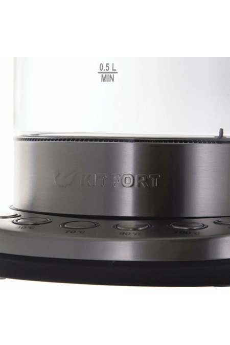 Электрочайник Kitfort KT-616 (серебристый) 7