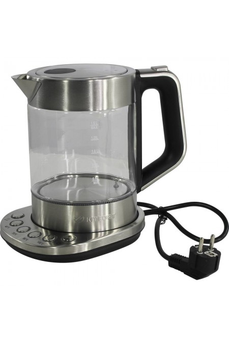 Электрочайник Kitfort KT-616 (серебристый) 8