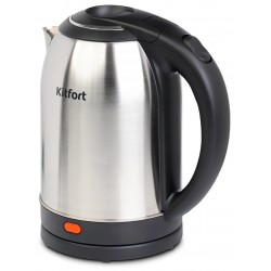Электрочайник Kitfort KT-6162 (черный/серебристый)