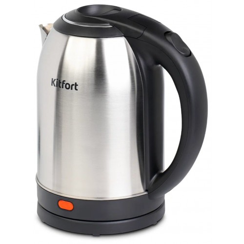 Электрочайник Kitfort KT-6162 (черный/серебристый) 