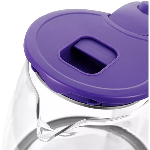 Электрочайник Kitfort KT-6167 (белый/фиолетовый) 3