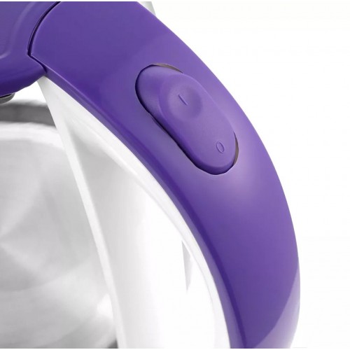 Электрочайник Kitfort KT-6167 (белый/фиолетовый) 4