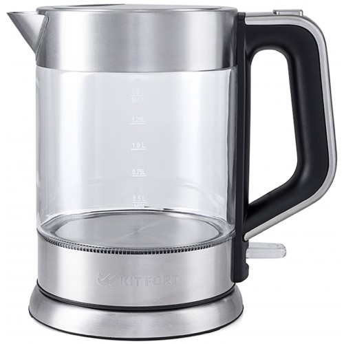 Электрочайник Kitfort KT-617 (серебристый) 