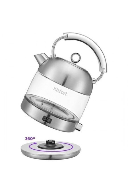 Электрочайник Kitfort КТ-6172 (серебристый) 1