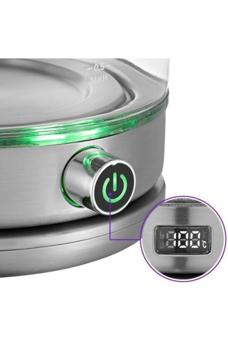 Электрочайник Kitfort КТ-6172 (серебристый) 4