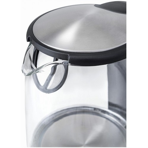 Электрочайник Kitfort КТ-619 (серебристый/черный) 6