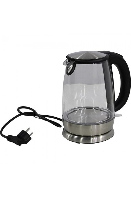 Электрочайник Kitfort КТ-619 (серебристый/черный) 8