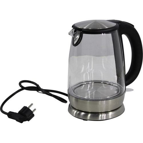 Электрочайник Kitfort КТ-619 (серебристый/черный) 8