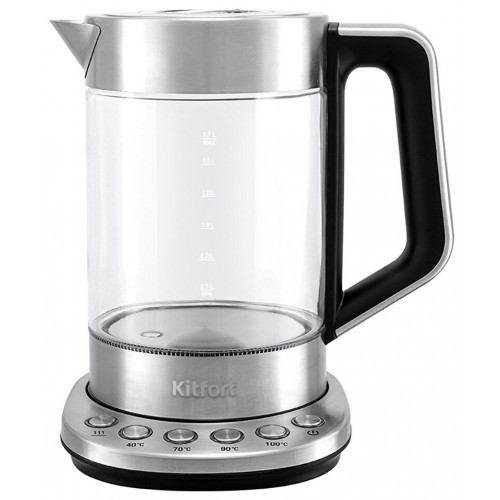 Электрочайник Kitfort KT-622 (серебристый) 