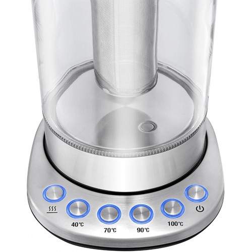 Электрочайник Kitfort KT-622 (серебристый) 7