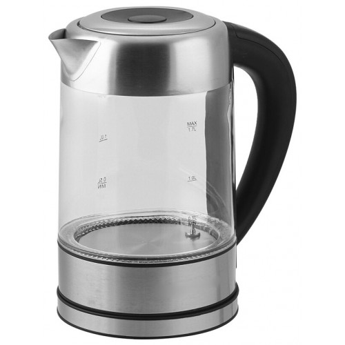 Электрочайник Kitfort КТ-624 (серебристый/черный) 3