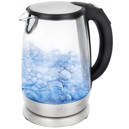 Электрочайник Kitfort KT-628 (серебристый) 