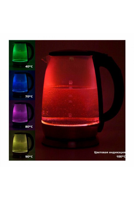 Электрочайник Kitfort KT-628 (серебристый) 1