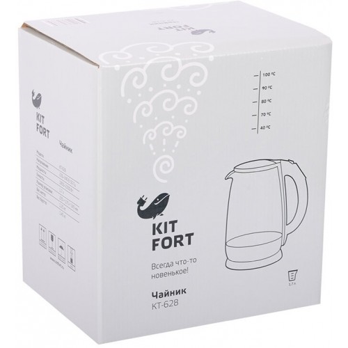 Электрочайник Kitfort KT-628 (серебристый) 4