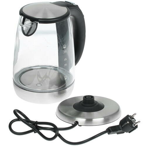 Электрочайник Kitfort KT-628 (серебристый) 8