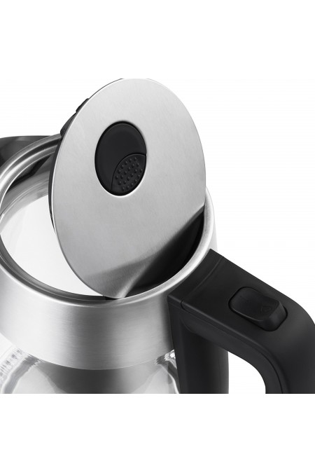 Электрочайник Kitfort КТ-641 (серебристый/черный) 4