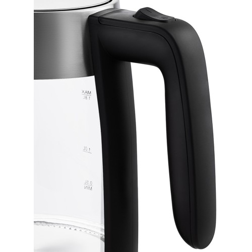 Электрочайник Kitfort КТ-641 (серебристый/черный) 8