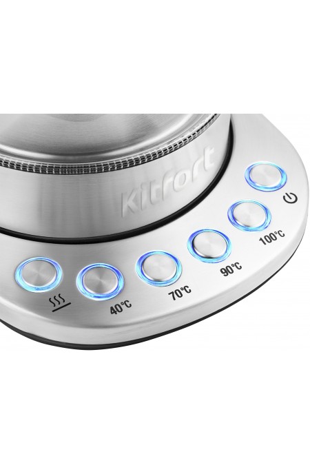 Электрочайник Kitfort KT-648 (серебристый) 3