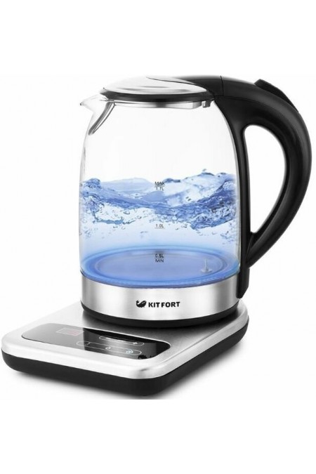 Электрочайник Kitfort KT-657 (серебристый) 