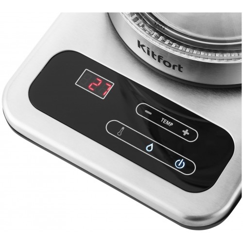 Электрочайник Kitfort KT-657 (серебристый) 1