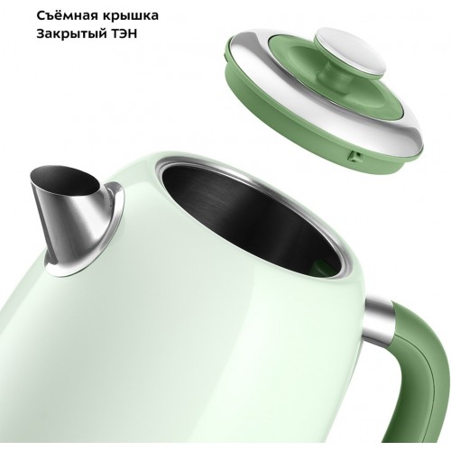 Электрочайник Kitfort KT-6604 (зеленый) 5
