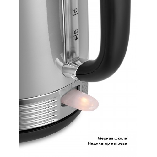 Электрочайник Kitfort KT-6605 (серый) 3