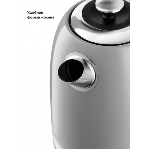 Электрочайник Kitfort KT-6605 (серый) 4