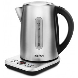 Электрочайник Kitfort KT-661 (серебристый)