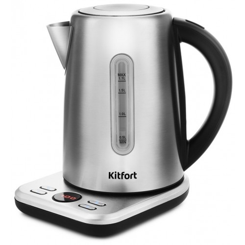 Электрочайник Kitfort KT-661 (серебристый) 