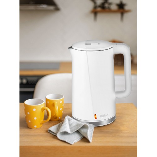 Электрочайник Kitfort КТ-6612-2 (белый) 1