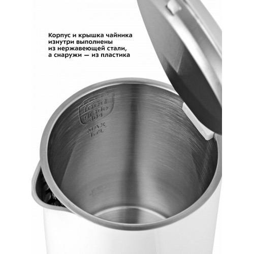 Электрочайник Kitfort КТ-6612-2 (белый) 2