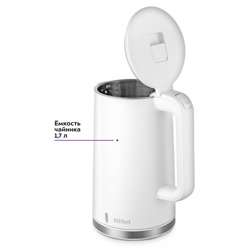 Электрочайник Kitfort КТ-6612-2 (белый) 3