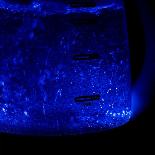 Электрочайник Kitfort КТ-6637 (черный/белый) 4