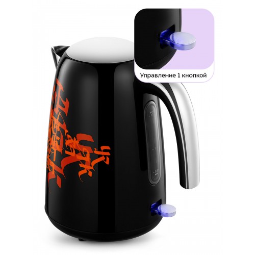 Электрочайник Kitfort КТ-6719 (черный/красный) 7