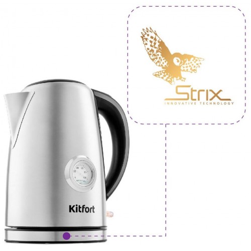 Электрочайник Kitfort КТ-676 (серебристый) 1