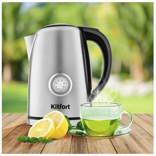 Электрочайник Kitfort КТ-676 (серебристый) 2