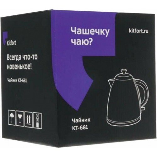 Электрочайник Kitfort KT-681 (белый) 6
