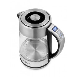 Электрочайник Kitfort KT-690 (серебристый)