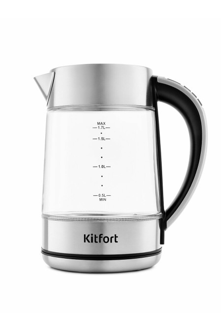 Электрочайник Kitfort KT-690 (серебристый) 
