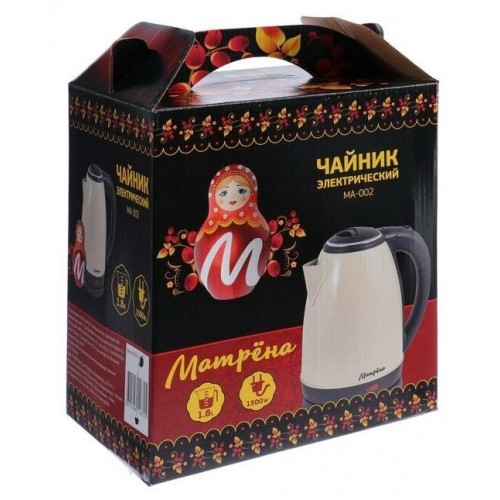 Электрочайник Матрёна MA-002 (бежевый) 3