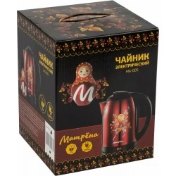 Электрочайник Матрёна MA-005 (красный/хохлома)