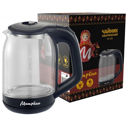 Электрочайник Матрёна MA-006 (черный) 1