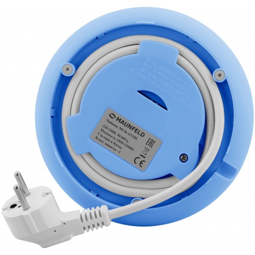 Электрочайник MAUNFELD MGK-631BL (голубой) 7