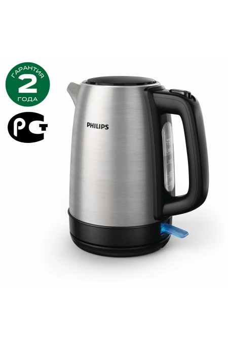 Электрочайник Philips HD9350/90 (черный/серебристый) 1