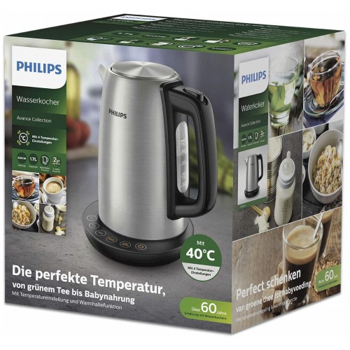 Электрочайник Philips HD9359/90 (серебристый/черный) 7