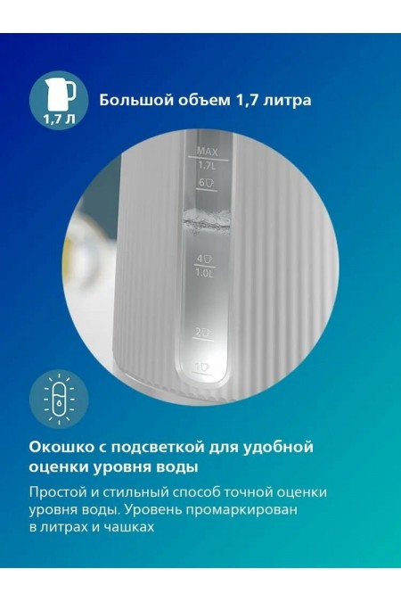 Электрочайник PHILIPS HD9411/00 (белый) 3