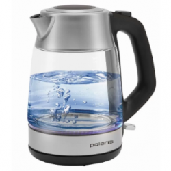 Электрочайник Polaris PWK 1527СGL (серебристый/черный)
