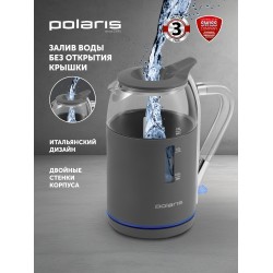 Электрочайник Polaris PWK 1563CGL Water Way Pro (графитовый)