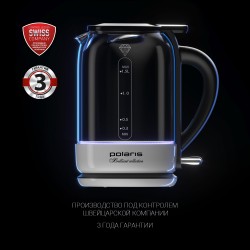 Электрочайник Polaris PWK 1753CGL Brilliant Collection (черный)